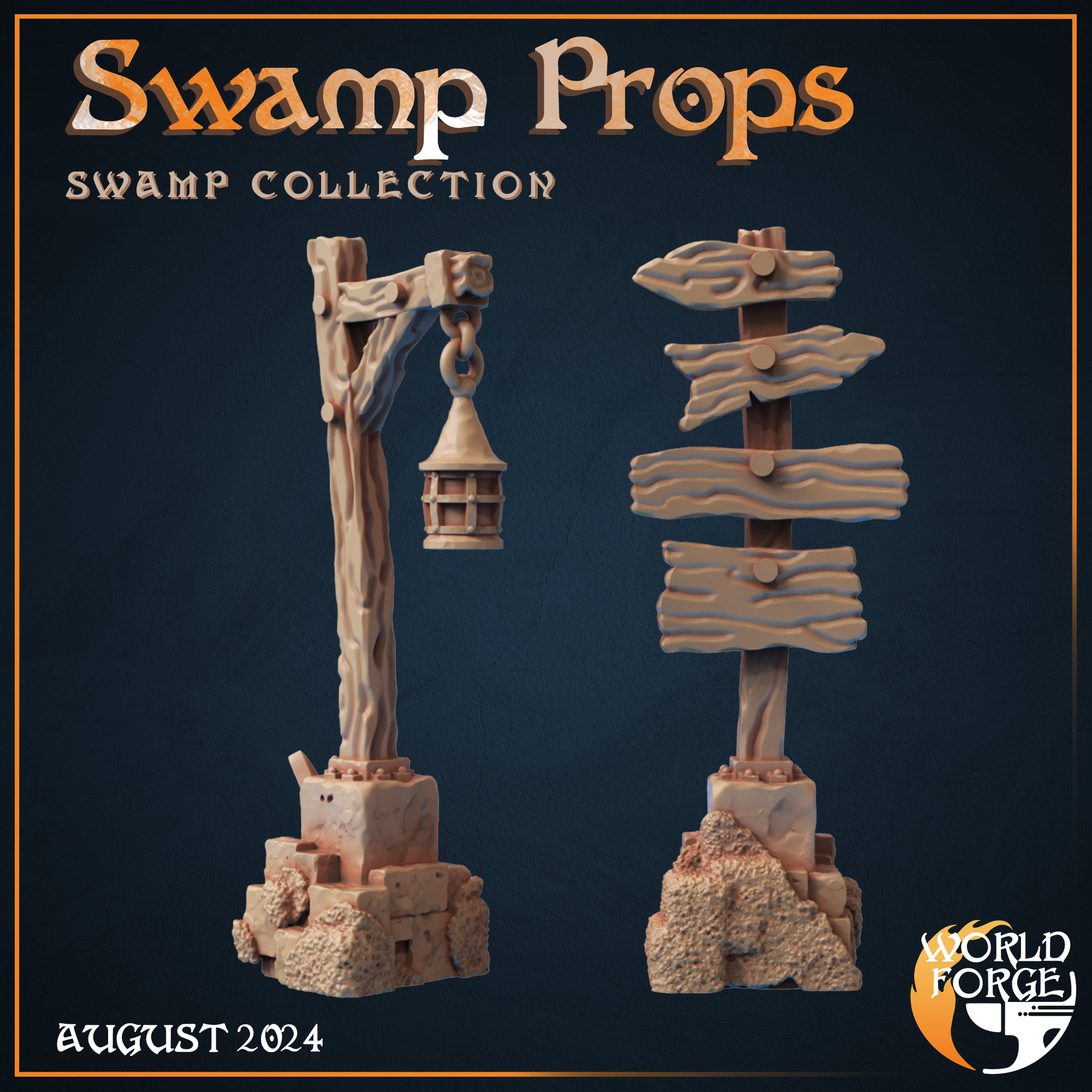 Swamp Props: Light & Sign